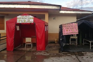 Cinco awajún muertos en el distrito de El Cenepa Colapso del Centro de Salud de Huampami (6-29-20)