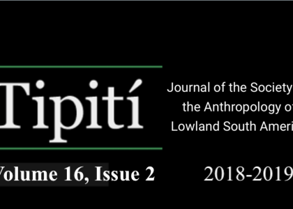 New issue of Tipití – Vol. 16, issue 1, 2018-2019